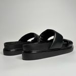 Vagabond  Shoemakers Erin Leather Double Band Sandal in Black Photo 2