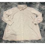 Isaac Mizrahi  Faux Suede Shacket with‎ Perforated Detail - STONE, 1X Photo 1