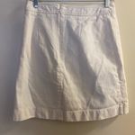 Ann Taylor Womens White Mini Pencil Skirt Size 0 Button Down Front Waist 26” Photo 3