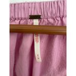 Free People  Cut Out For This Mini Dress FEMININE Puff Sleeve Pink Flower Trail M Photo 4