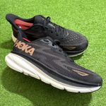 Hoka One One Clifton 9 Black Active Running Shoes Women's Size 8D Photo 0