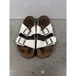 Birkenstock Arizona Womens Sandals White Size 41 Comfort Slip-On Casual Shoe Photo 3