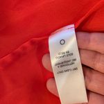 frame denim Frame Womens Red 100% Silk Wrap Maxi Dress Size M Medium Photo 7