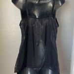 Cacique  Black Camisole with Pink and Yellow Floral Embroidery size 22/24 Photo 0