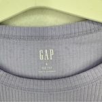 Gap  Rib Tee Short Sleeve Ribbed T Shirt Womens Small Light Purple Photo 5