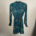 Sunday Up NWT Paisley Print Long Sleeve Dress $62 retail Green Photo 3