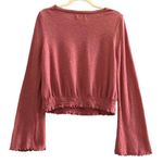 Madewell Knit Top Women XXS Smocked Oversize Coquette Boho Romantic Acubi Y2K Photo 5