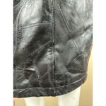 Vintage Maxam Women’s Black Lambskin Leather Jacket Italian Mosaic Size M NWT Size M Photo 6
