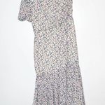 ASTR NWT Santorini Floral One-Shoulder Midi Dress Womens Pink Purple Size Large Photo 3