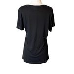 Cotton Citizen  scoopneck pocket tee black sz M Photo 2