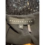 Endless Rose ANTHROPOLOGIE  Sequin Cami Spaghetti Strap Black Party NYE Medium Photo 5
