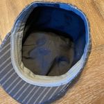 Dark and Light Grey striped Newsboy Skull & Wings Gray Photo 5