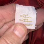 Caslon  Red Leather Jacket XL Photo 6