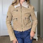 Dollhouse Vintage  tan corduroy jacket with faux fur lining Photo 4