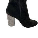 Daisy Fuentes Womens Carita Black Rhinestone High Heel Ankle Boots Size 7.5 Photo 5
