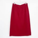 ALC Frank A.L.C. Sydney Slit Midi Skirt Red Buttons Photo 60