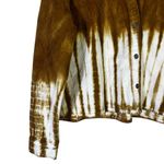 True Craft Cropped Corduroy Jacket Womens XL Brown Tie Dye 70s Phoebe Buffay Photo 3