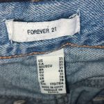 Forever 21 distressed washed jeans size 31 trendy holy jeans tapered bottoms Photo 2