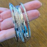 Mixit Solid Bangle Bracelet In Silver NEW IN BOX Photo 4