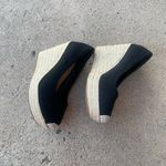 Torrid   Closed Toe Espadrille Wedge - Black (WW) 8.5WW Photo 2