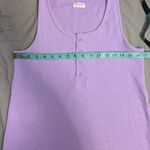 NWTS Tommy John Waffle Weave Tank Top Women's Medium Lavender Purple Photo 5