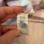 Soft Surroundings  Carreaux Shirt Womens Sz 1X Multi Plaid Cotton Top Back Tie Photo 5