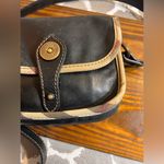 Burberry  Rare Vintage Black Crossbody Bag Nova Check trim magnetic snap on flap Photo 2