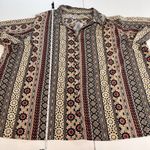 Catherines NWT  Geometric‎ Southwestern Short Sleeve Button Front Shirt Size 4X Photo 5