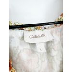 Cleobella Farrah Retro Floral Print Ruffled Puff Sleeve A-Line Poplin Mini Dress Photo 6