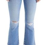 MOTHER The Insider Crop Step Fray Thrilling Shots Jeans 28 Blue Photo 0