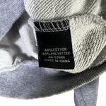 New Look Distressed Ripped Cotton Cropped Sweatshirt Womens L Gray Y2K Grunge Photo 6