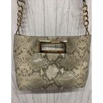 Michael Kors Womens  Snake Print Crossbody Clutch Bag EUC Photo 2