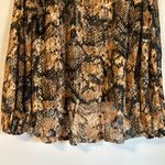 Free People  Out For the Night Top Black/Tan Size S Photo 9