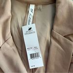 Ny Collection Long Sleeve Double Breasted Crepe Jacket, Stucco Size M New w/Tag Photo 7