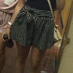 Silence + Noise Black & White Striped Shorts Photo 2