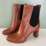 Ulla Johnson  Clement High Heel Brown Leather Chelsea Bootie Photo 5