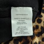 Veronica Beard  Adler Mixed Media Animal Print Sweater Size Small Wool Silk FLAWS Photo 4