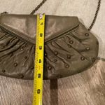 Lauren Merkin Vintage  olive green studded crossbody chain‎ clutch mini bag Photo 8