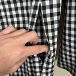 Tyler Boe Black White Gingham Buffalo Plaid Blazer Coat Polka Dot Women Size 10 Photo 3