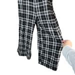 Hollister  Black and White Plaid Jumpsuit Size Medium‎ Photo 4