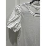 ALC Frank A.L.C. Women's White Cassandra Puff Sleeve Cotton T-Shirt Top Size S Photo 2