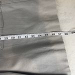 Valette Womens Jacket Coat Medium Gray Linen Blend Long Line 3/4 Sleeve Pockets Photo 9