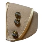 Original Roberta Bernays Pillbox Hat Vintage‎ Wool Rhinestone Beaded Tan Photo 3