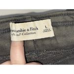 Abercrombie & Fitch  Soft AF Black Cotton Fleece Sweat Athletic Shorts Size Large Photo 2