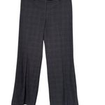 CAbi Black Wide Leg Plaid Pants Size 12 Photo 0