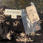 Ann Taylor Floral Maxi Skirt in Black Beige Size 8 NWT Vintage Photo 8
