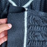 Abercrombie & Fitch  Black Cable Knit Vest Photo 4
