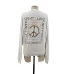 Spiritual Gangster  Harmony‎ Crew Neck Savasana Pullover White Size Medium Photo 6