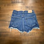 Levi's  Denim Shorts Raw‎ Hem Dark Wash Casual Summer Womens Size 27 Photo 1