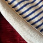 Roxy Blue Stripe Cotton Hoodie Beach Sweater. Size XL. Photo 10